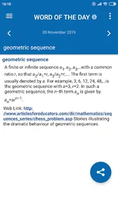 Oxford Mathematics Dictionary screenshot 3