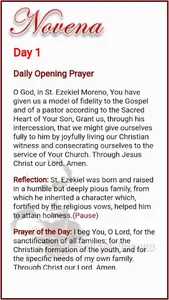 Saint Ezekiel Moreno Devotion screenshot 2