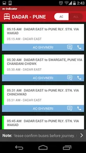 MSRTC (Data) - m-Indicator screenshot 1