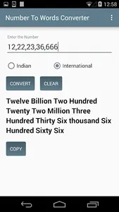 Number To Words Converter screenshot 1