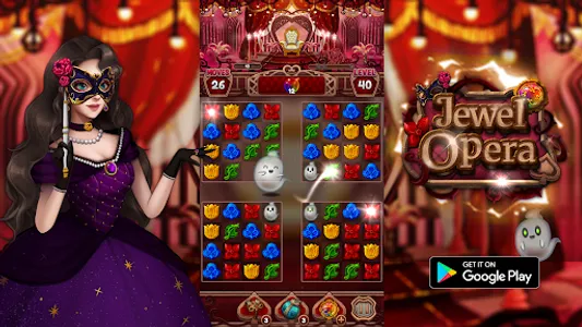 Jewel Opera: Halloween Match 3 screenshot 14