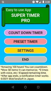 Super Timer Pro -To improve li screenshot 0