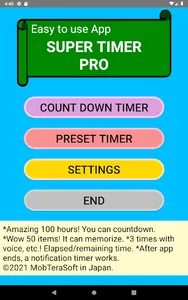 Super Timer Pro -To improve li screenshot 8