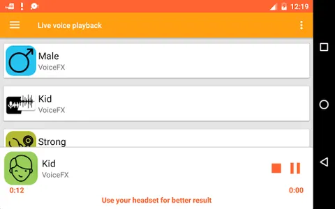 VoiceFX - Voice Changer with v screenshot 16