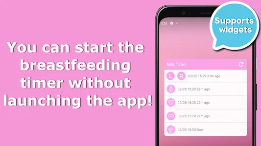 Milk Time - Timer for nursing screenshot 3