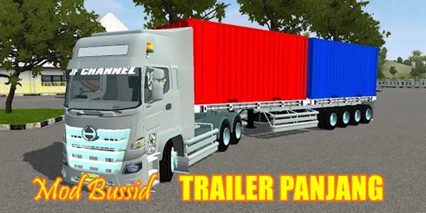 Mod Bussid Truck Trailer 2023 screenshot 1