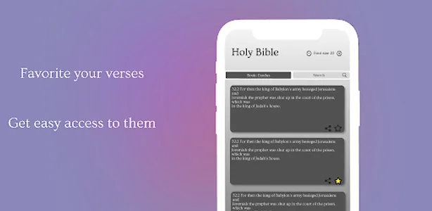 Pocket Holy Bible screenshot 0