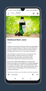 Modicare Products Knowledge screenshot 2