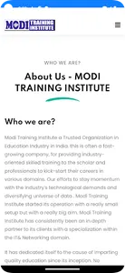 MODI TRAINING INSTITUTE screenshot 2