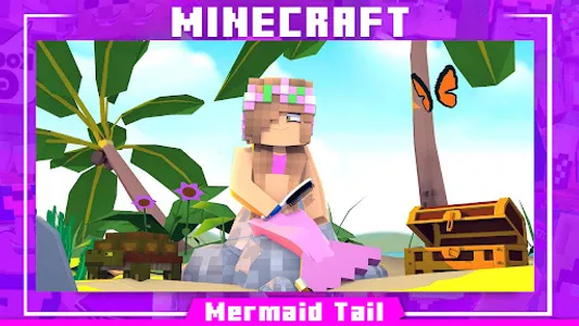 MCPE Mermaid and Tail MOD screenshot 0