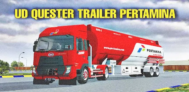 Mod Truck Trailer Pertamina screenshot 0