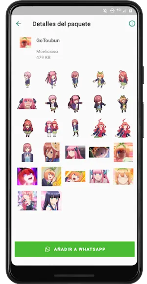 AniMoe Stickers for Whatsapp screenshot 1