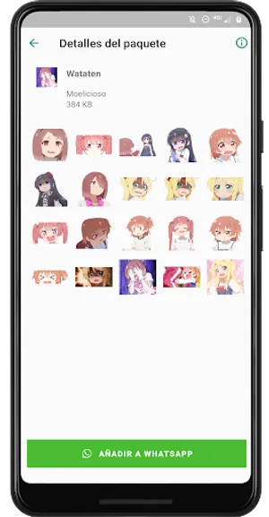 AniMoe Stickers for Whatsapp screenshot 2