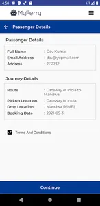 MyFerry screenshot 5