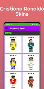 Ronaldo Skin for MCPE screenshot 0