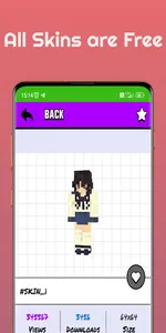Sakura School Skin for MCPE screenshot 1
