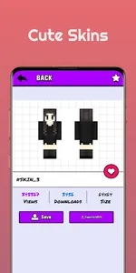 Wednesday Addams Skin for MCPE screenshot 2