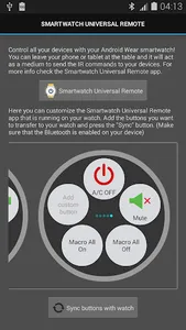 Smartwatch Universal Remote screenshot 6