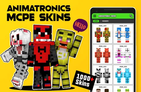 Animatronic Skins PRO screenshot 0