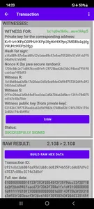 BTC secp256k1 sign offline screenshot 2