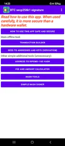 BTC secp256k1 sign offline screenshot 4