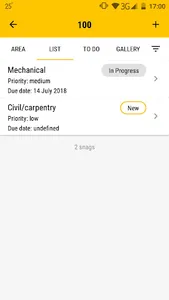 SnagReport screenshot 2