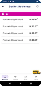 Horaires Transports Paris screenshot 2