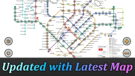 Singapore MRT Map Route 新加坡地铁 screenshot 1