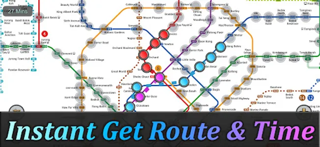 Singapore MRT Map Route (Pro) screenshot 4