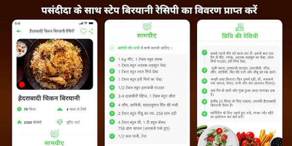 Biryani Recipes in Hindi Pulao screenshot 2