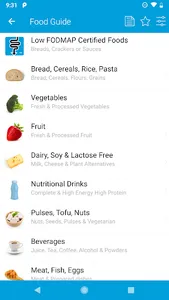 Monash University FODMAP diet screenshot 1