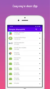Simple ShareApp – apk share screenshot 0