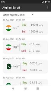 Afghan Sarafi screenshot 1