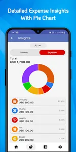 Finance Manager Account Wallet screenshot 2