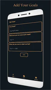 Money saving goal challenge screenshot 1