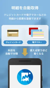 マネーフォワード クラウド経費 領収書、交通費をアプリで経費 screenshot 1