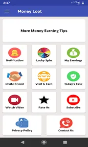 Money Loot - Earn Money by Gam screenshot 2