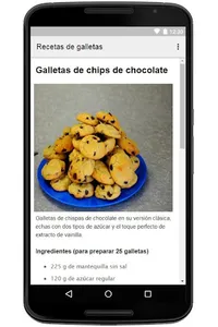 Recetas de Galletas Caseras screenshot 0