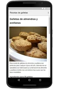 Recetas de Galletas Caseras screenshot 1