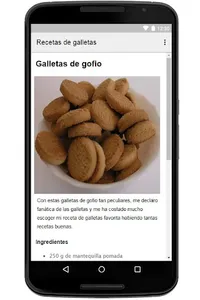 Recetas de Galletas Caseras screenshot 2