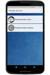 Recetas de Huevos screenshot 0
