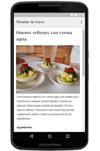 Recetas de Huevos screenshot 13