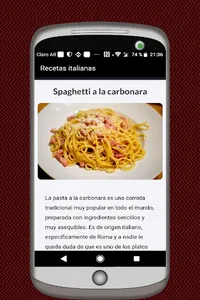 Recetas Italianas en Español screenshot 15