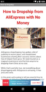Learn to Dropship from AliExpr screenshot 0