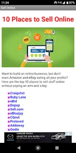 Best 10 Places to Sell Online screenshot 0