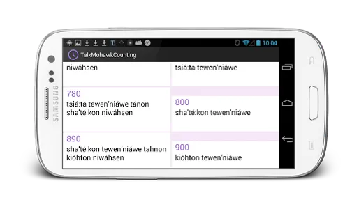 Talk Mohawk Counting screenshot 1