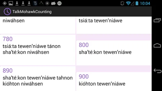 Talk Mohawk Counting screenshot 11