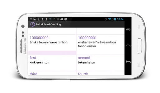 Talk Mohawk Counting screenshot 2