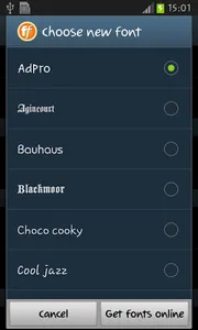 Adpro FlipFont screenshot 5