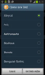 Alleycat FlipFont screenshot 5
